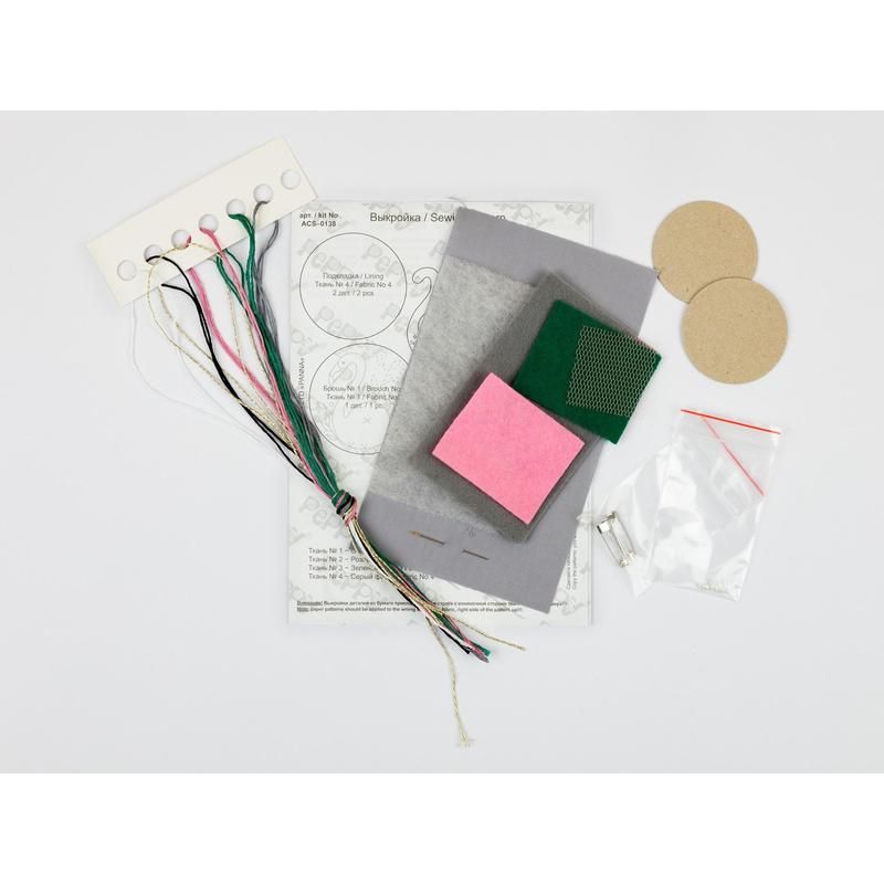 Набор для лоскутного шитья Peppy Набор брошей Тропики - купить в Москве ...