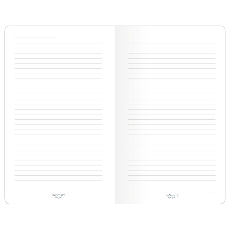 превью Блокнот 130×210мм 48л. линия, скрепка, Be Smart Notes розов, N3648