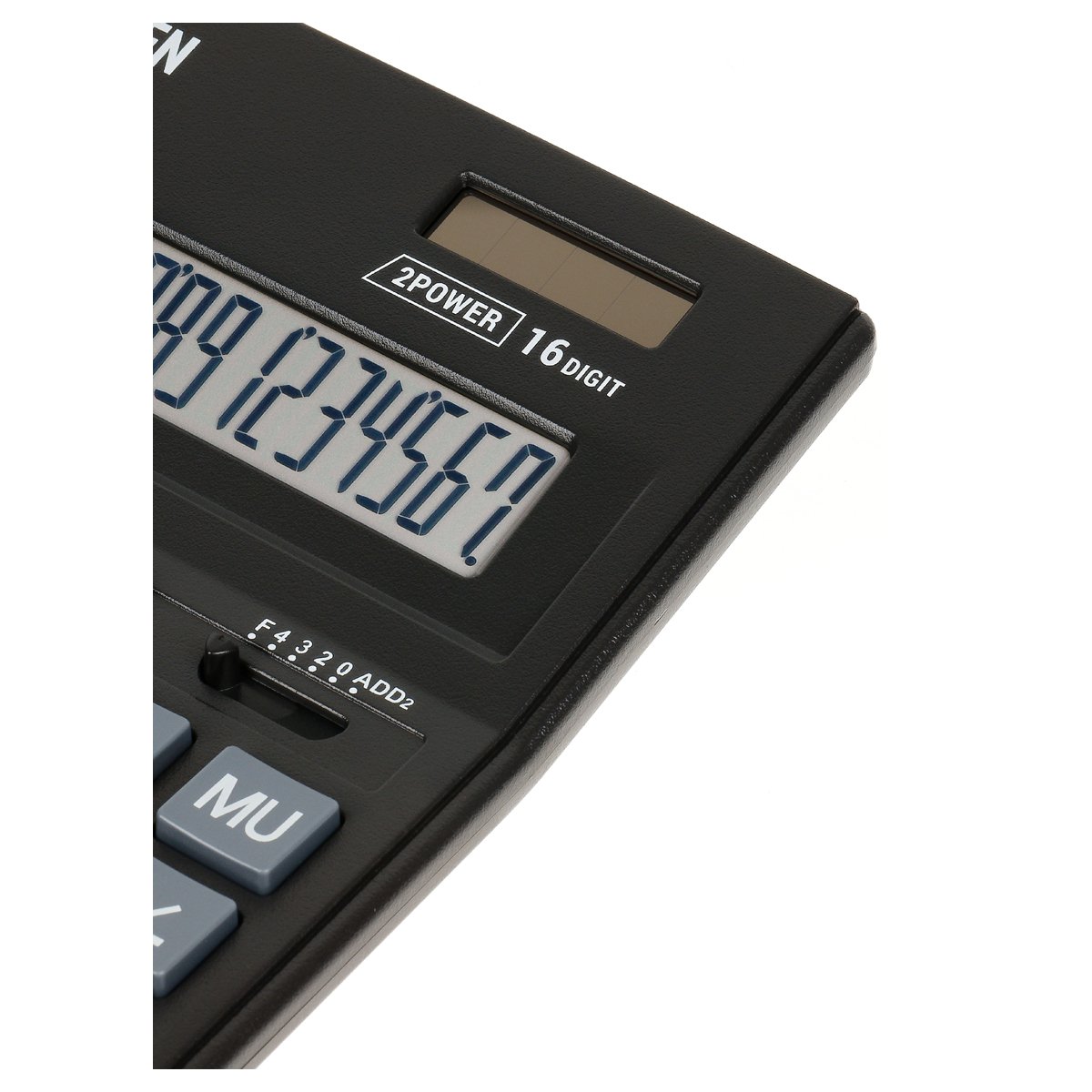 Калькулятор настольный Eleven Business Line CDB1601-BK, 16 разрядов, двойное питание, 155×205×35мм, черный
