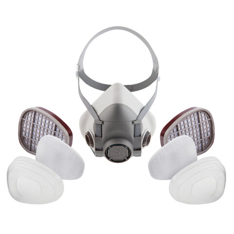 Комплект защитный Jeta Safety 5500P (перчатки, полумаска, фильтр, предфильтр, держатель), размер L
