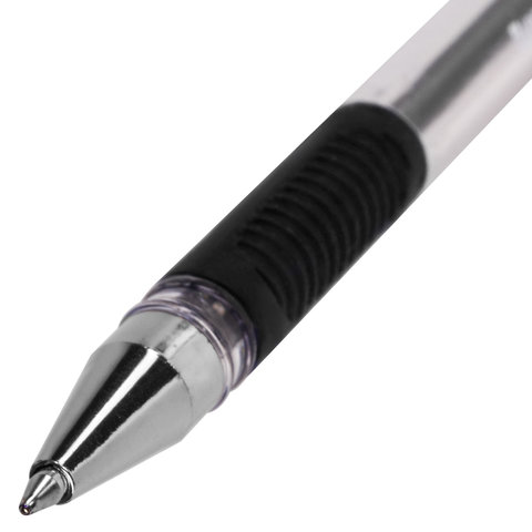 Ручка шариковая с грипом BRAUBERG «X-Writer», ЧЕРНАЯ, узел 0.7 мм, линия письма 0.35 мм