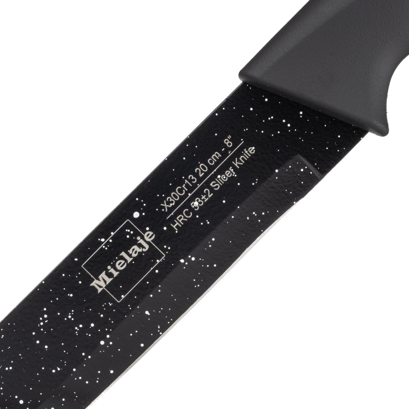 Нож для нарезки мяса Santoku 20 см, рукоять Soft Touch, Mielaje