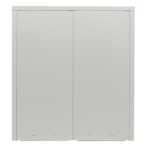 Шкаф металлический (антресоль) BRABIX «MK 08/46», 830×915×460 мм, 24 кг, 4 полки, разборный, 291137