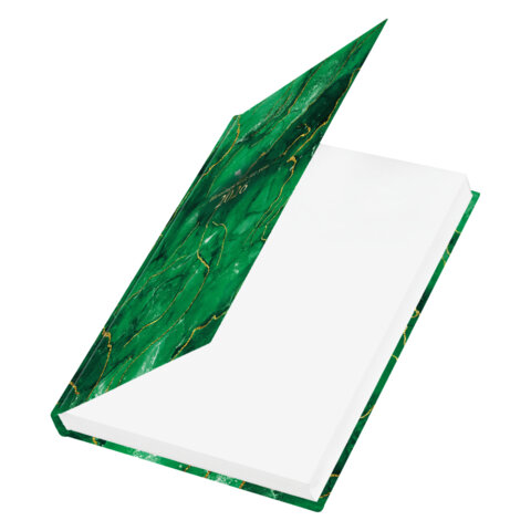 Ежедневник датированный 2026 145×215 мм, А5, STAFF, ламинированная обложка, «Green Marble»
