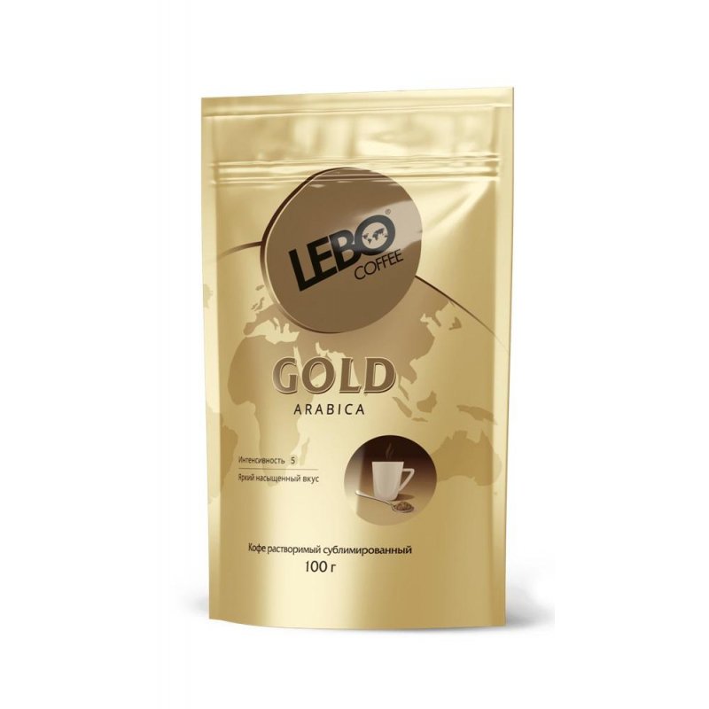 Кофе растворимый LEBO GOLD 100г пакет арт. 12062 - купить в Москве ...