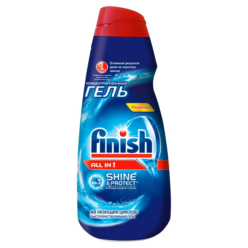 Гель для посудомоечных машин Finish Shine & Protect All in1 1 л