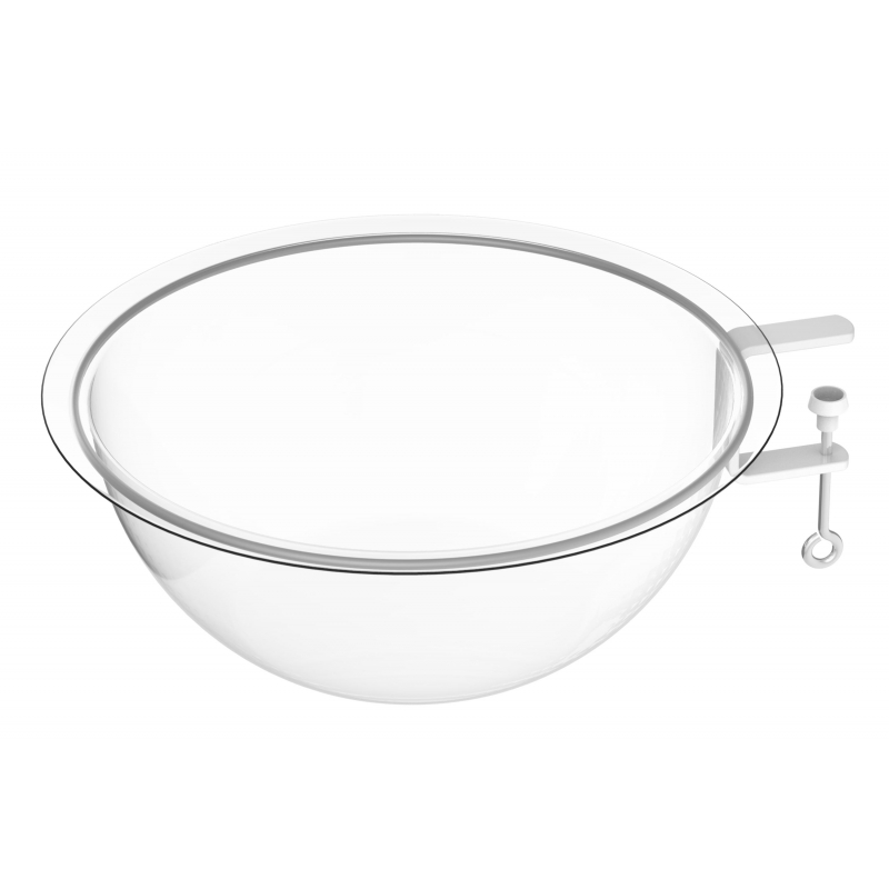 Дисплей полукруглый пластиковый для мелкого товара (струбцина и нижняя часть)