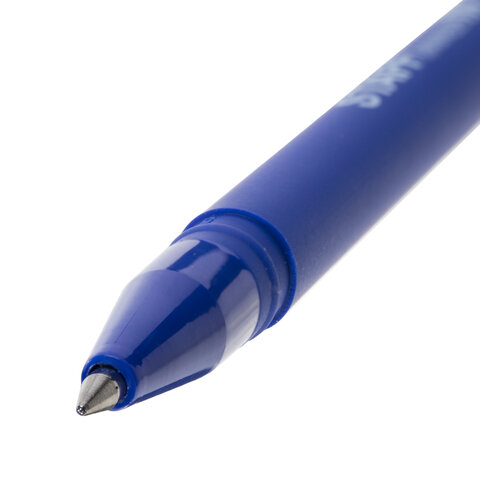 Ручка стираемая гелевая STAFF ERASE, СИНЯЯ, + 5 сменных стержней, узел 0.5 мм, линия письма 0.35 мм