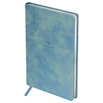 Ежедневник недатированный, А5, 136л., кожзам, BG «Shimmer. Blue», синий, голографический срез
