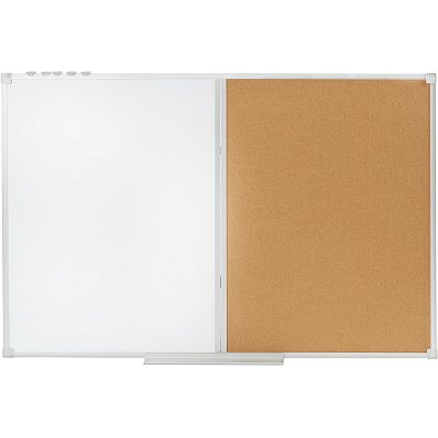 Доска комбинир. пробк/магн-марк Attache д/инф лак 60×90 алюм. р. Combo 1741382