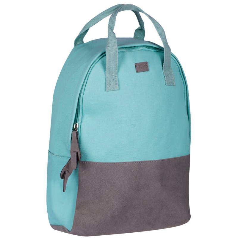 превью Рюкзак ArtSpace Casual «Soft mint»38×30×13см, 1 отделение, 2 кармана, иск. замша/канва