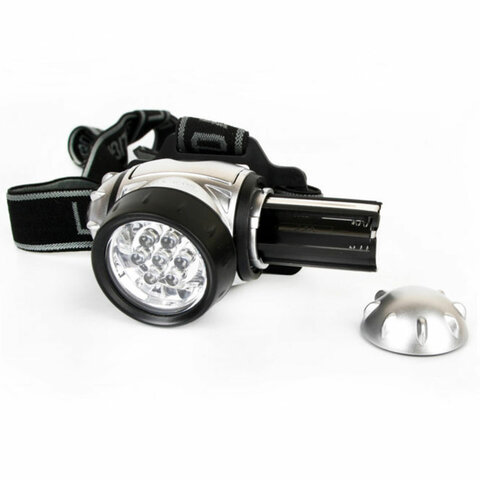 Фонарь налобный ULTRAFLASH 7хLED, 3 режима, питание 3хААА (не в комплекте)