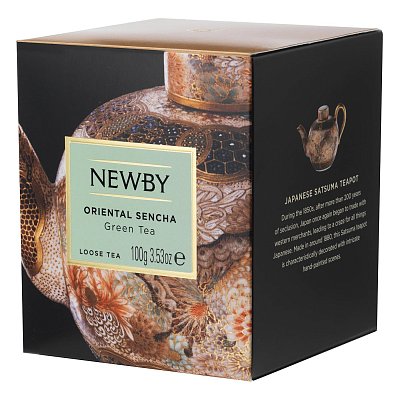 Чай Newby Oriental Sencha зеленый листовой, 100г