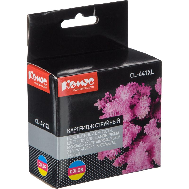 Картридж струйный Комус CL-441XL (5220B001) цв. пов. емк. для PIXMA MG2140/31