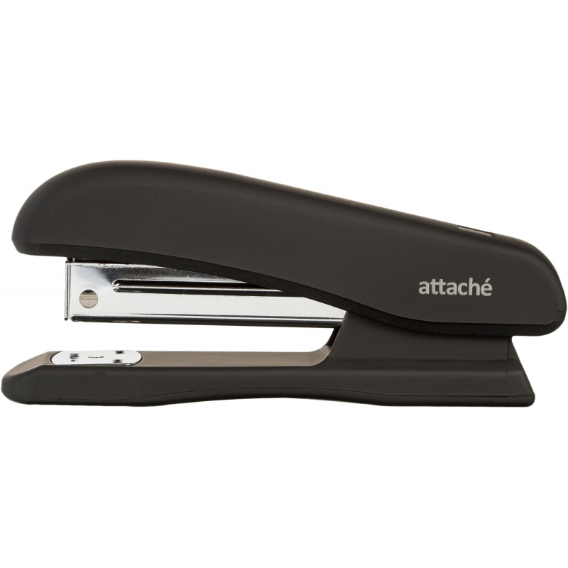 Степлер Attache Comfort до 20 листов черный (покрытие soft touch)