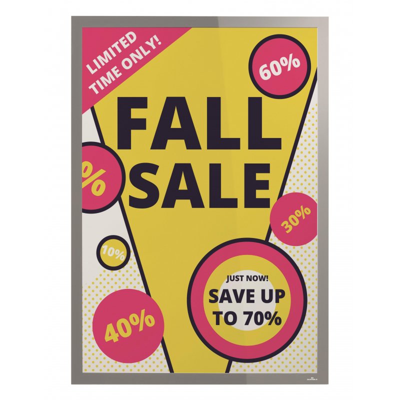 Рамка магнитная Durable Duraframe Poster Sun 70x100 см для стекла