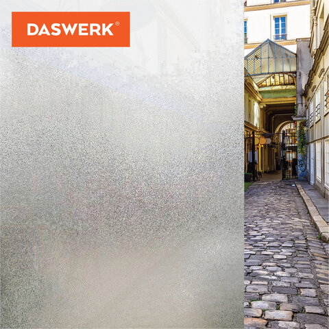 Пленка на окно самоклеящаяся статическая БЕЗ КЛЕЯсолнцезащитная67.5×150 смматоваяDASWERK607971