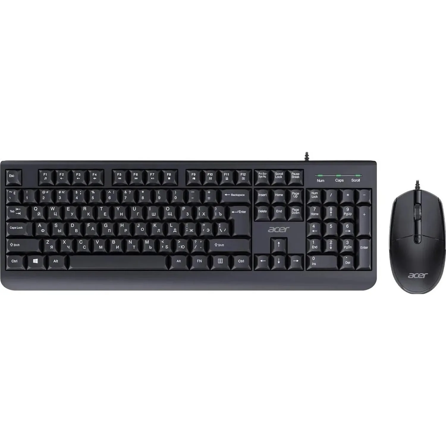 превью Набор клавиатура+мышь Acer OCC400,черный USB (ZL.ACCCC.015)
