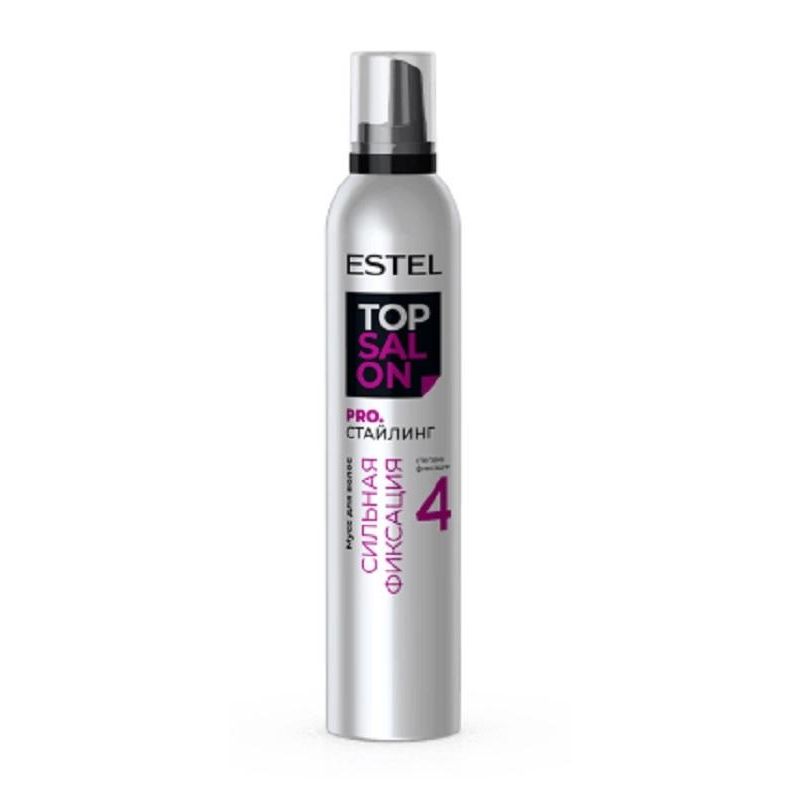 Мусс ESTEL TOP SALON PRO. СТАЙЛИНГ сильн фикс 350 мл ETS/M4/350