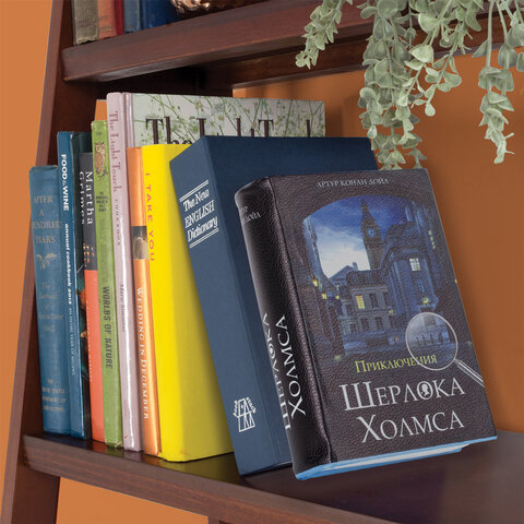 Сейф-книга «Приключения Шерлока Холмса», 57×130×185 мм, ключевой замок, BRAUBERG, 291056