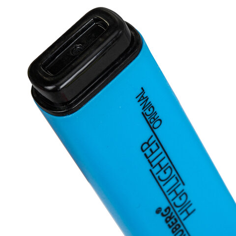 Текстовыделитель BRAUBERG «ORIGINAL NEON», ГОЛУБОЙ, линия письма 1-5 мм