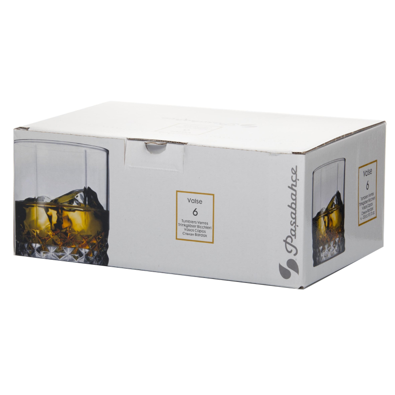 Стакан (олд-фешн) Pasabahce Вальс стеклянный низкий 315 мл