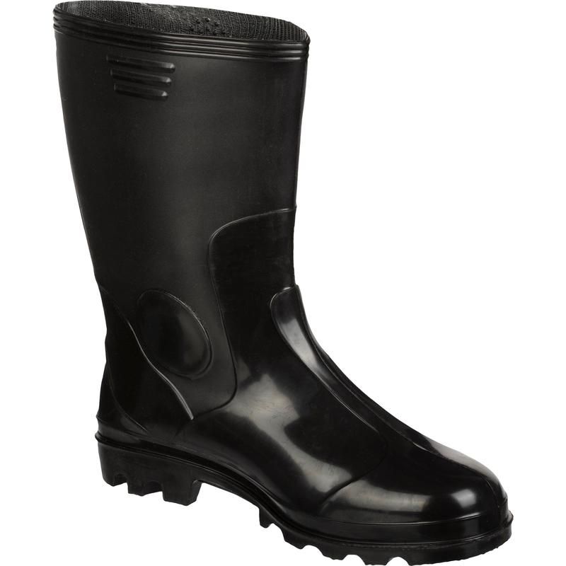 Сапоги мужские М-120 У ПВХ утепленные черные (размер 45)