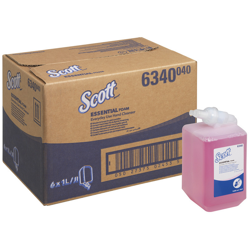 Картридж с мылом-пеной Kimberly Clark Scott Everyday Use 6340 1 л (6 штук в упаковке)