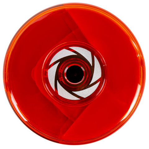 Точилка электрическая BRAUBERG DOUBLE BLADE RED, двойное лезвие, питание от 2 батареек АА