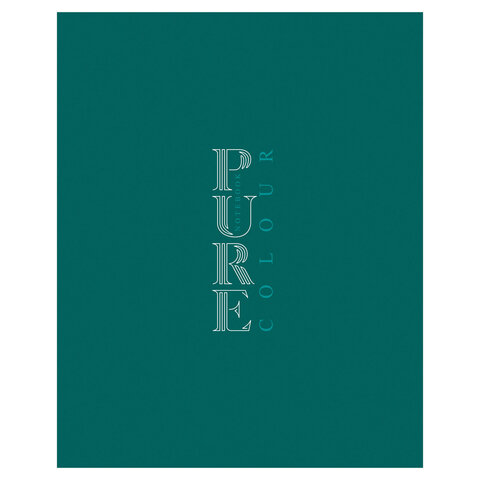 превью Тетрадь А5, 96 л., HATBER-ECO, скоба, офсет №2, ЭКОНОМ, клетка, обложка картон, PURE colour, «Малахит», 092126