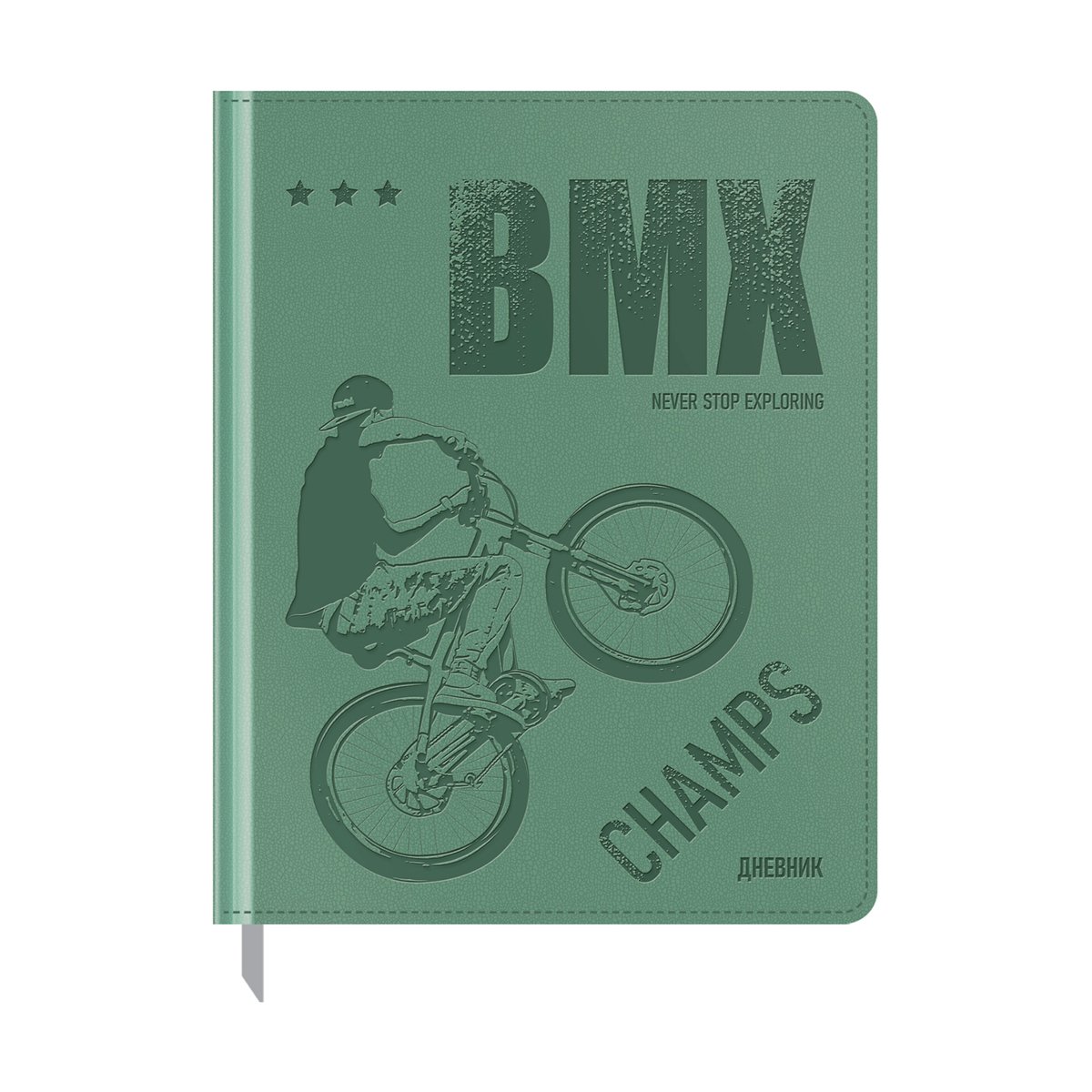 превью Дневник 1-11 кл. 48л. (твердый) BG «Champs», иск. кожа, термотиснение, ляссе