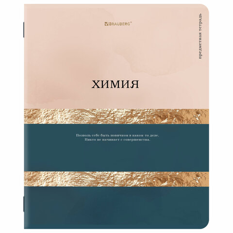 Тетради предметные, КОМПЛЕКТ 12 ПРЕДМЕТОВ, 48 л., матовая ламинация, фольга, BRAUBERG «GOLDY»