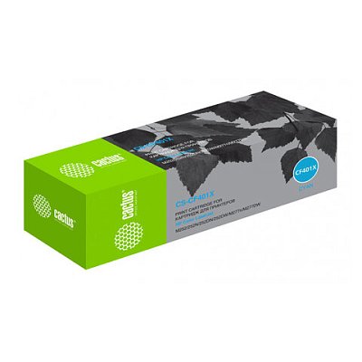 Картридж лазерный CACTUS (CS-CF401X) для HP LaserJet Pro M277n/dw/M252n/dw, голубой, ресурс 2300 стр. 