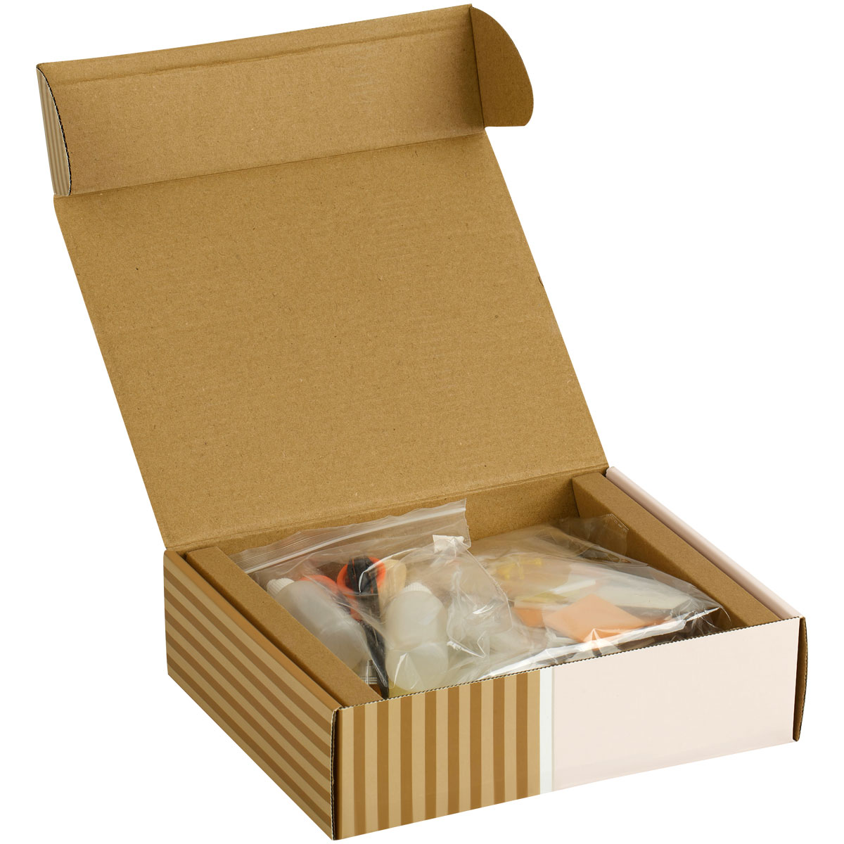 Сборная модель ТРИ СОВЫ, Румбокс «Кондитерская», инструменты, клей, картонная коробка