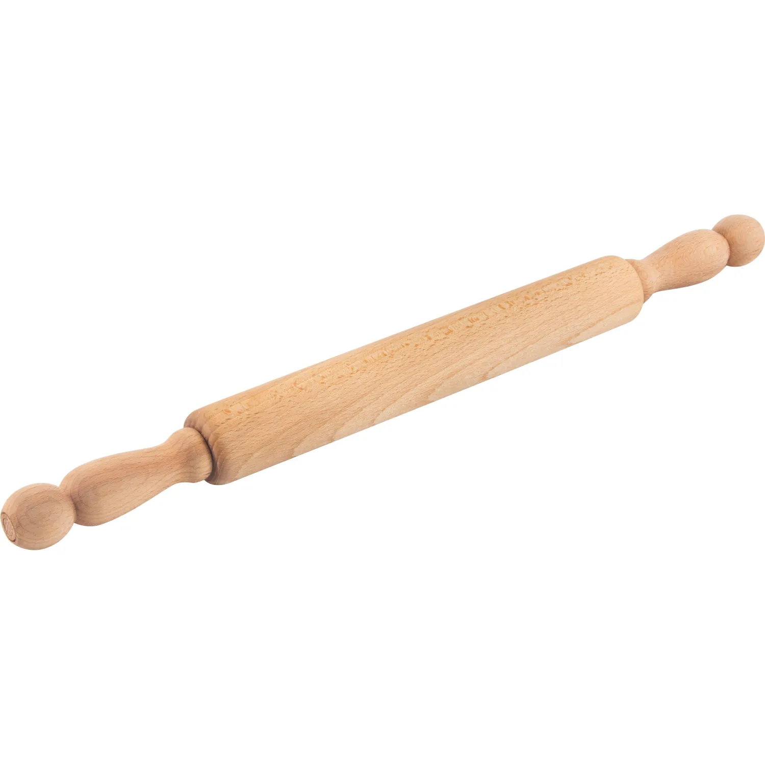 превью Скалка 50 см с вращающимися ручками, бук