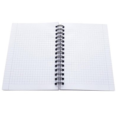 Блокнот 100×140мм 120л. клетка, спираль, Be Smart Notes черн, N3731