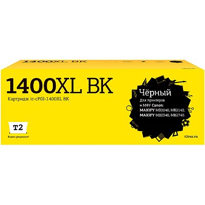 Картридж струйный T2 (IC-CPGI-1400XL BK) чер. для Canon MB2040/MB2140/MB2740