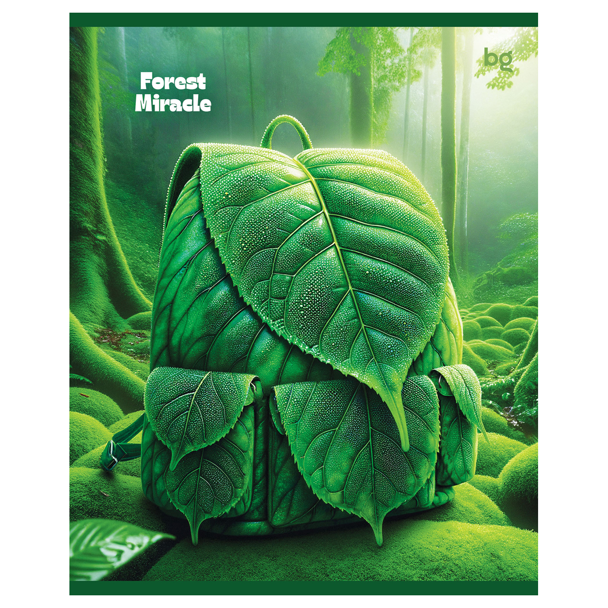 Тетрадь 96л., А5, линия BG «Forest miracle», эконом