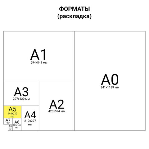 Блокнот 7БЦ, А5, 120 л., с поролоном, 5-цветный блок, HATBER, «Закат», 135×206 мм, 120ББп5В1 14485