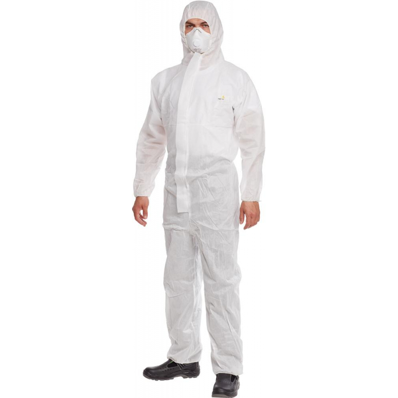 Комбинезон одноразовый с капюшоном белый Delta Plus DT215 52-54 (XL) (DT215XG)