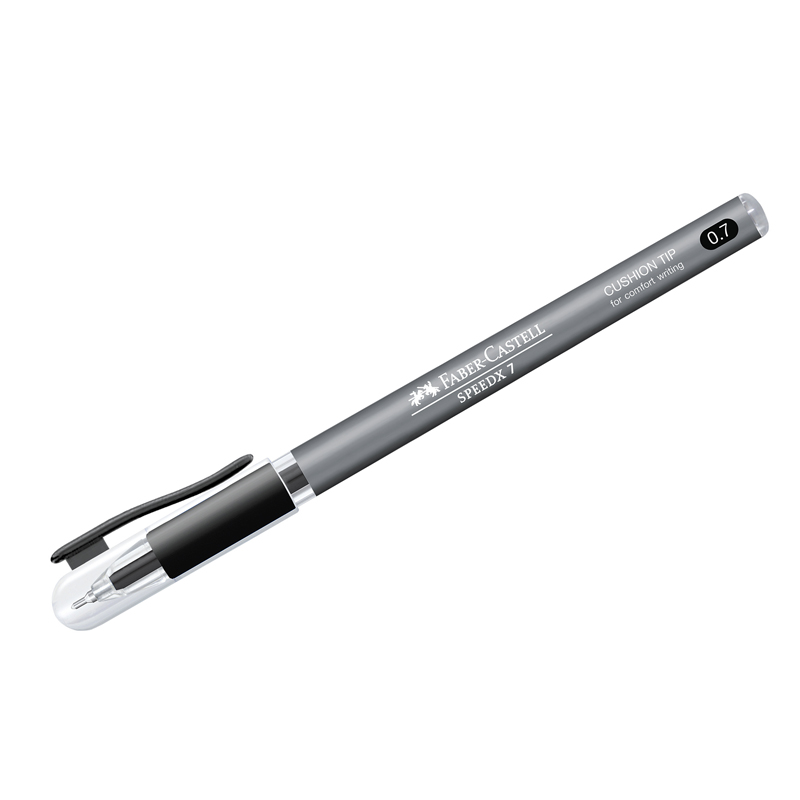 Ручка шариковая Faber-Castell «Speedx» черная, 0.7мм, грип