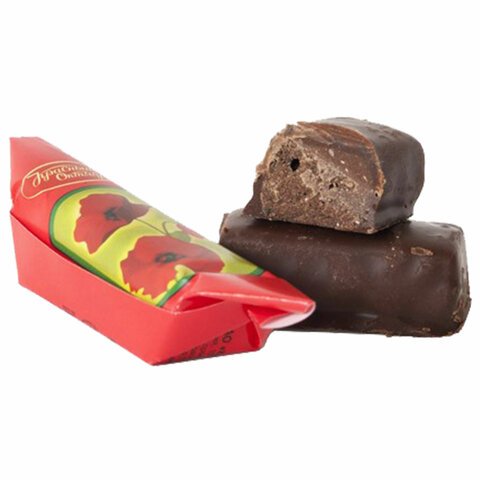 Конфеты шоколадные КРАСНЫЙ ОКТЯБРЬ «Красный мак», 1 кг, пакет