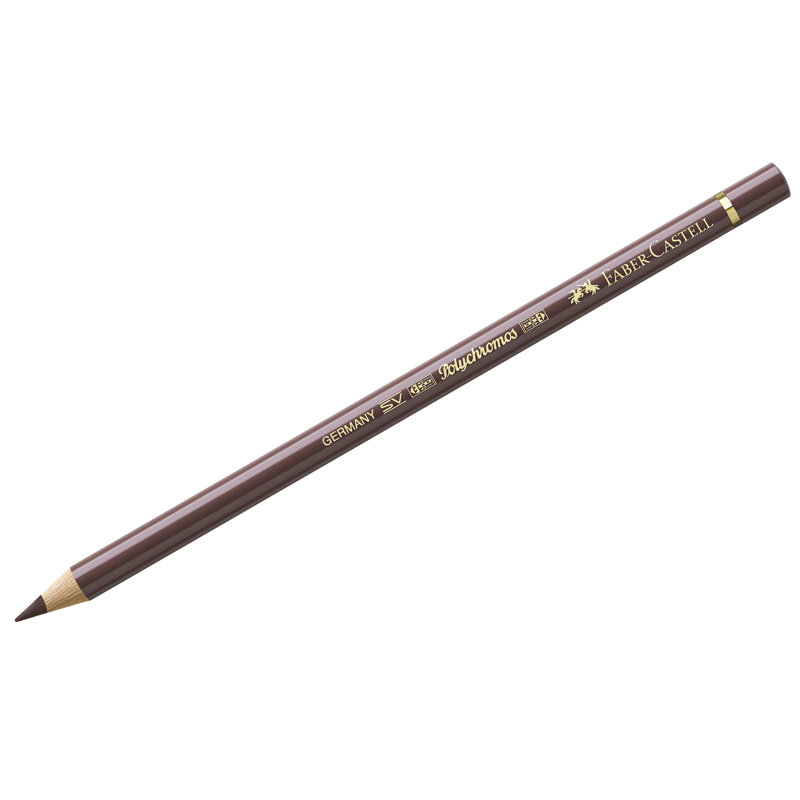 превью Карандаш художественный Faber-Castell «Polychromos», цвет 176 Ван Дик коричневый