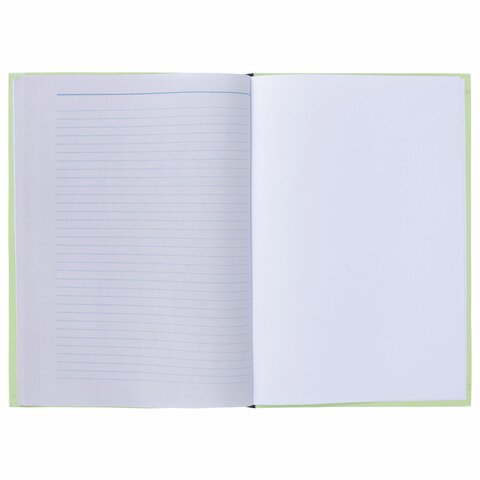 Книга учета 96 л., линия, твердая, крафт, блок газетный, А4 (200×290 мм), STAFF, 130217