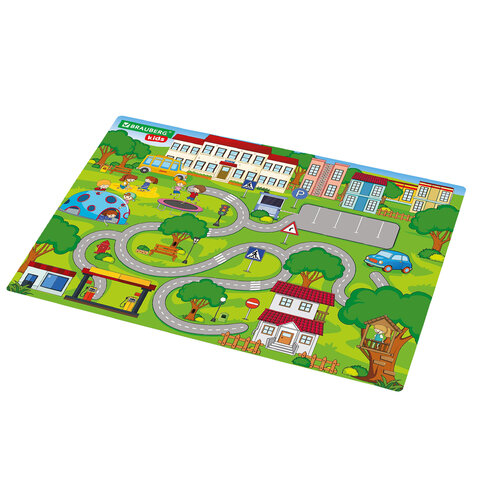Настольное покрытие BRAUBERG KIDS, А3+, пластик, 46×33 см, «Лабиринт»