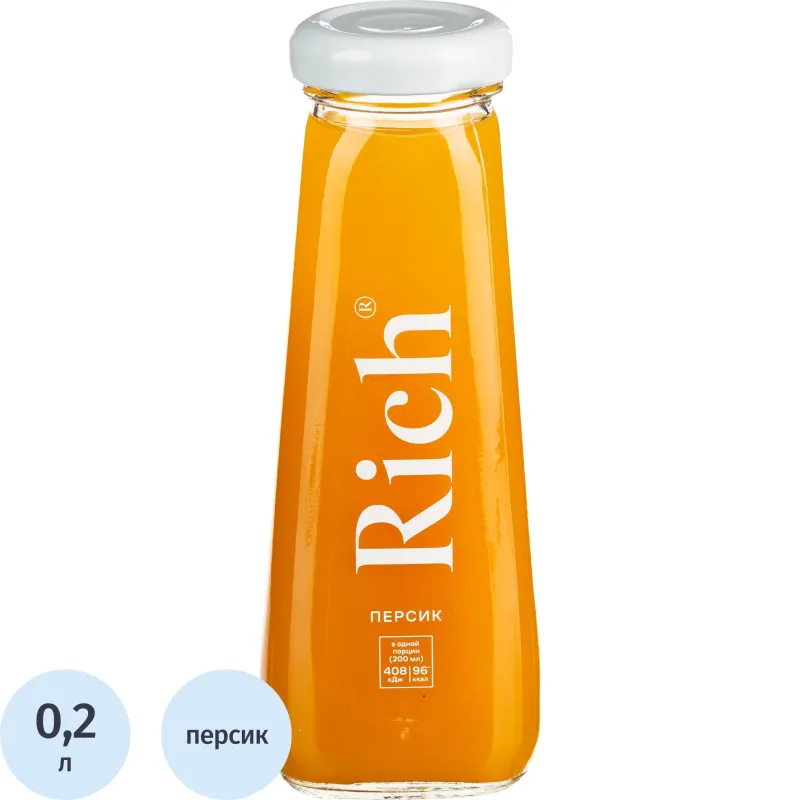 превью Нектар Rich персиковый 0.2 л