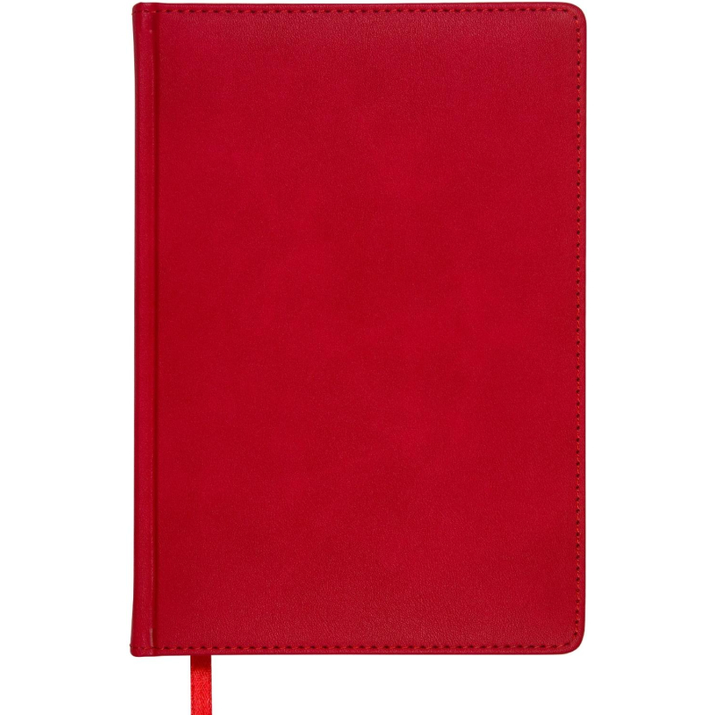 Ежедневник недатированный А5+ CLASSIC иск. кожа КРАСНЫЙ 3-689/04