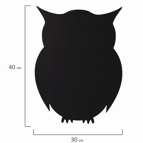 Доска на холодильник магнитно-меловая 30×40 см «Baby Owl» с набором аксессуаров, BRAUBERG
