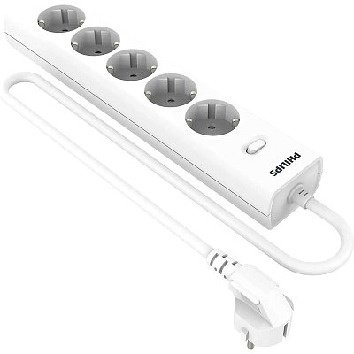 Сетевой фильтр Philips CHP2155WA/51 5р/2м, 10А, белый
