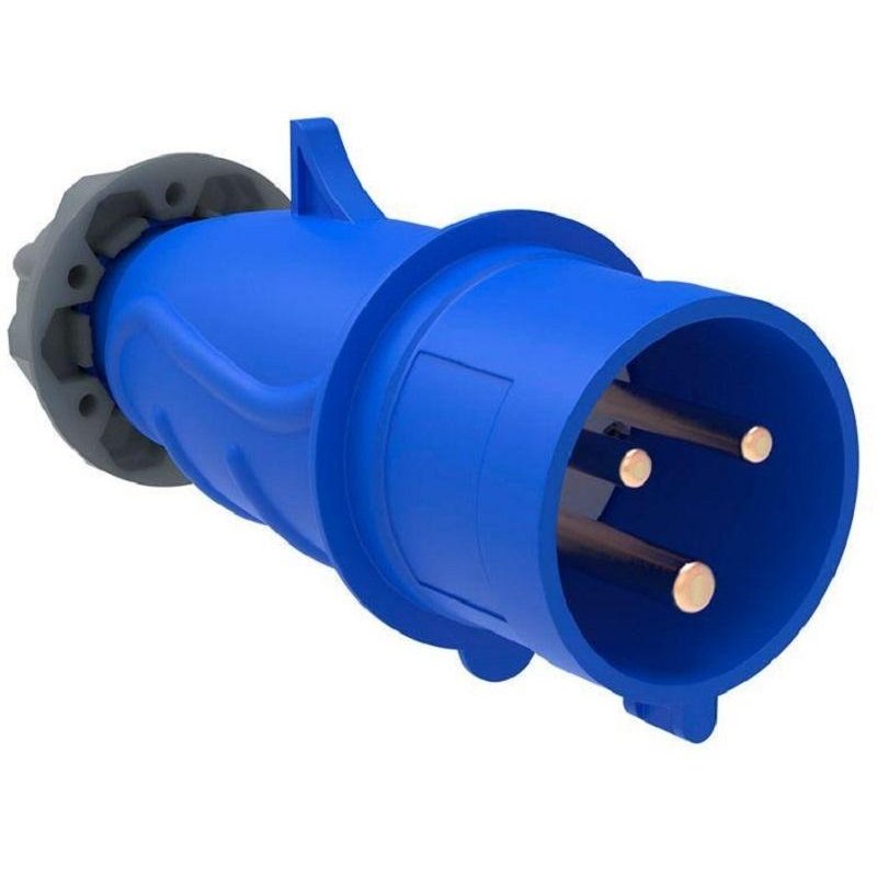 Вилка эл. каб. IEK 16А 2P+PE 220В IP44 MAGNUM ССИ-013 PSN01-016-3 арт ...